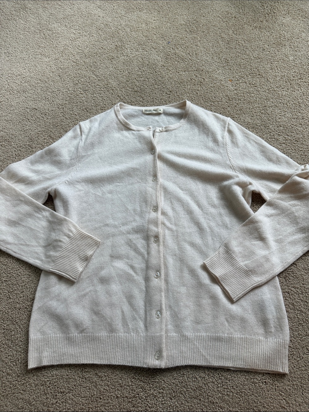 Woolovers wool/cashmere cardigan